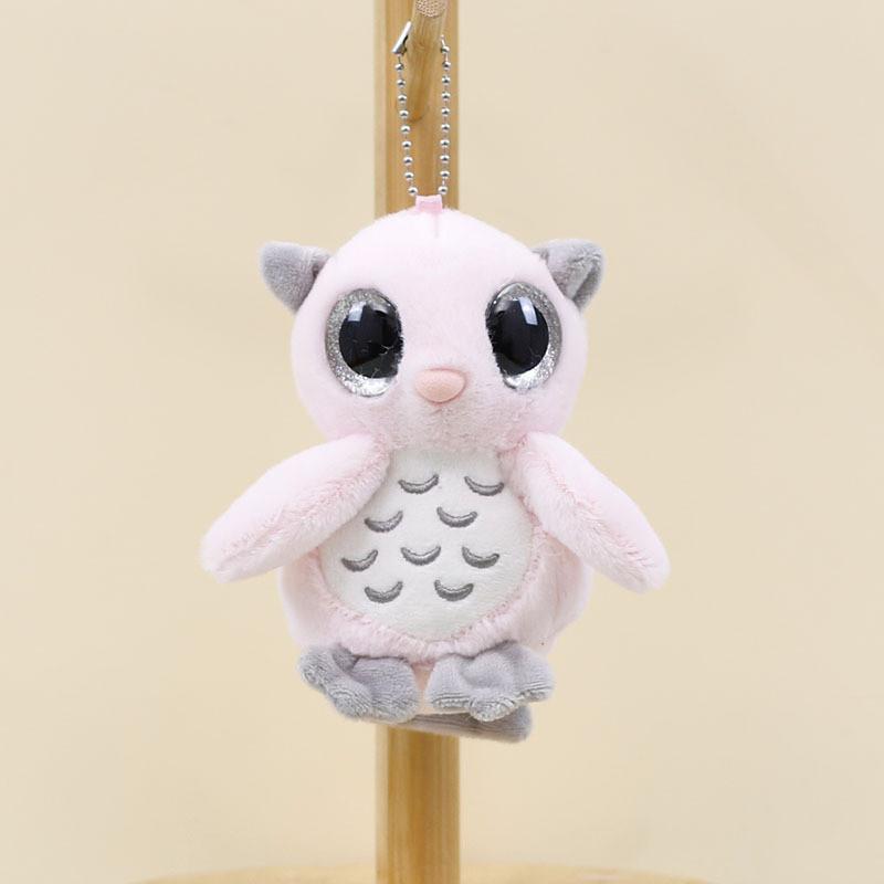 Adorable Plush Owl Keychain Cute Cartoon Bag Pendant Soft Toy Stuffed Animal