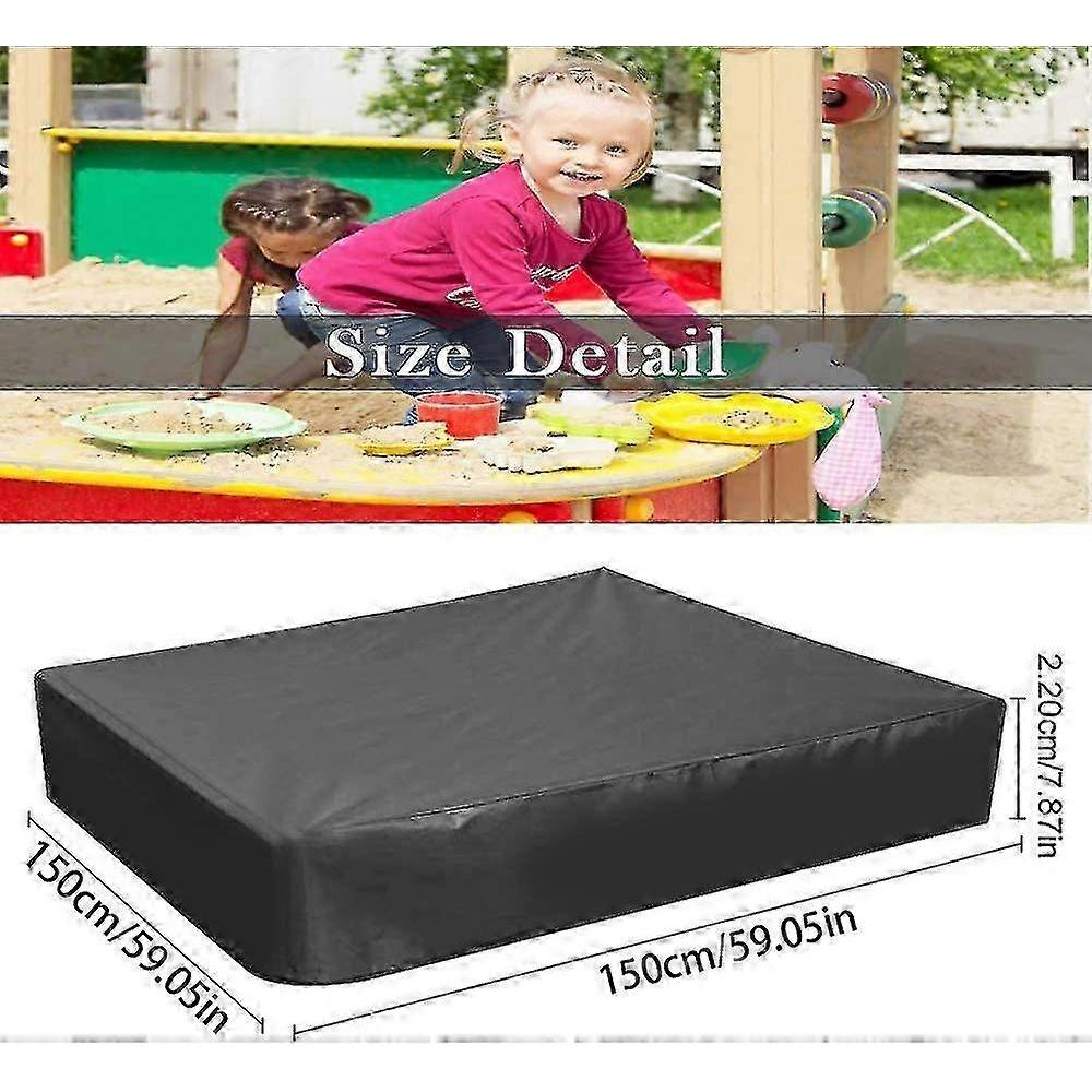 1 Pcs Sandpit Covers 190d Oxford Cloth Pool Cover Dustproof Sandbox Cover Waterproof (120cm) (d-4)