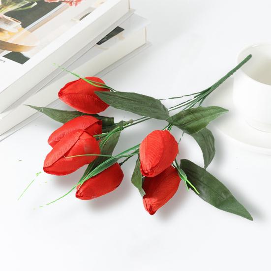 Красивый искусственный цветок никогда не увядает, многослойные лепестки создают жизненную силу