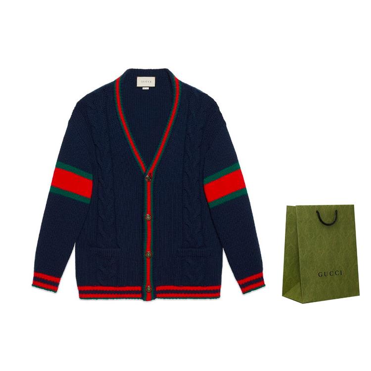 Gucci Cable knit cardigan 497037-X1561-4352