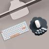 Эргономичная клавиатура, подставка для запястий, коврик для мыши в форме облака, нескользящий силиконовый настольный коврик для мыши, офисный ковер для мыши, браслет, мягкая поддержка