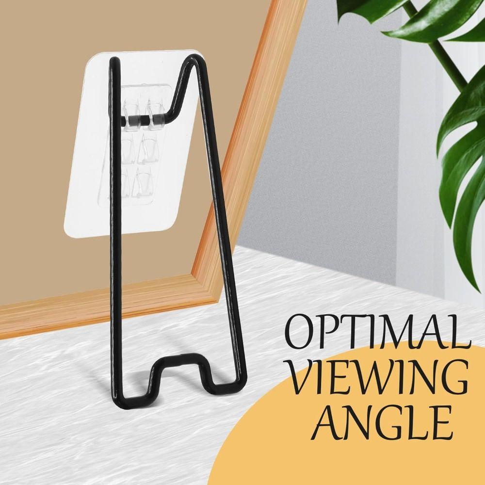 Self-Adhesive Picture Frame Bracket Stainless Steel Easel Back Stand Art Display