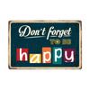 Proverb About Life Retro Metal Sign Bar Wall Decor Family Vintage Plaques Art Poster 20x30 Cm