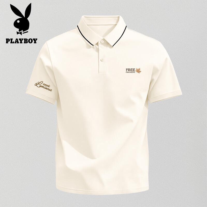 PLAYBOY Мужская рубашка поло с коротким рукавом