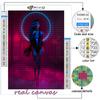 Полный 5D Diy Алмазная картина Киберпанк Сексуальное искусство 5D Алмазная картина