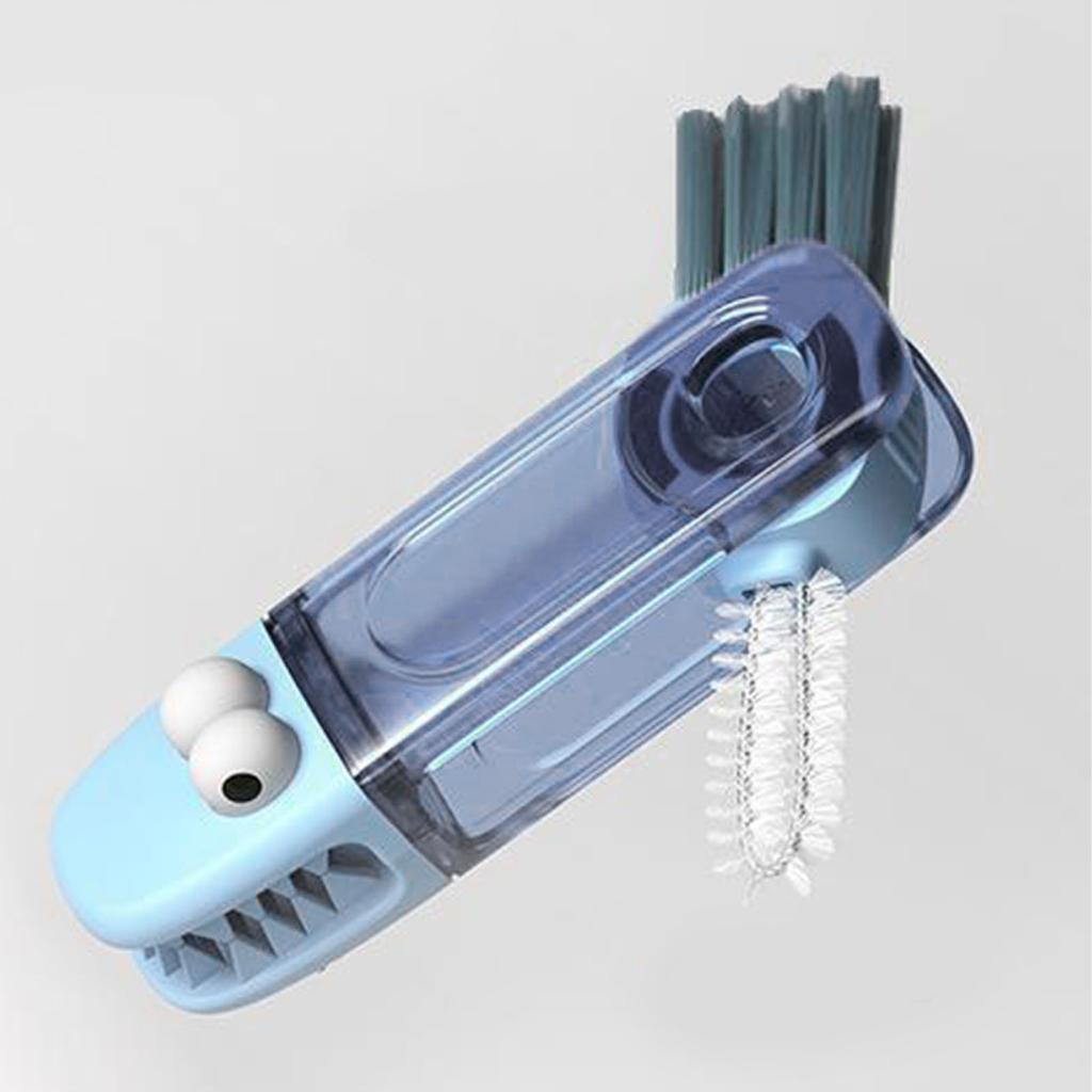 4 In 1 Cup Lid Gap Cleaning Brush Multifunctional Tiny Bottle Cup Lid Brush for Tiny Bottle Nursing