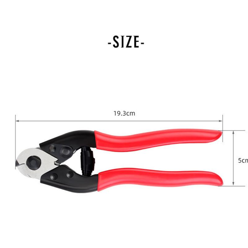 Плоскогубцы для тросов горных велосипедов Многофункциональный инструмент для резки тросов тормоза велосипеда Ножницы Ремонтный инструмент