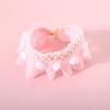 Pet Lace Necklace Brilliant Colors Adjustable Chinoiserie Cat Adjustable Collar for Small Pets Cats