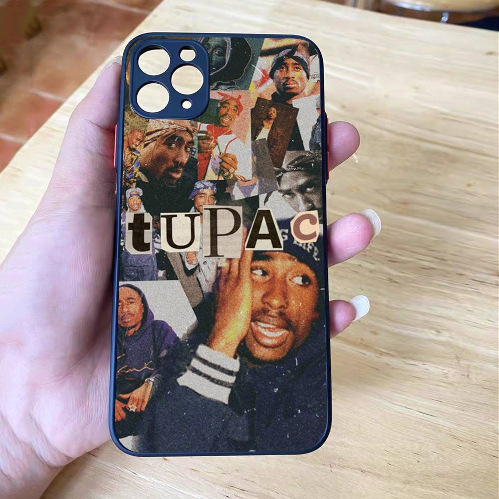 Рэпер 2Pac Певец Тупак Чехол Для iPhone X XS 11 12 13 14 15 16 pro MAX mini Чехол Для Телефона Матовый Ударопрочный