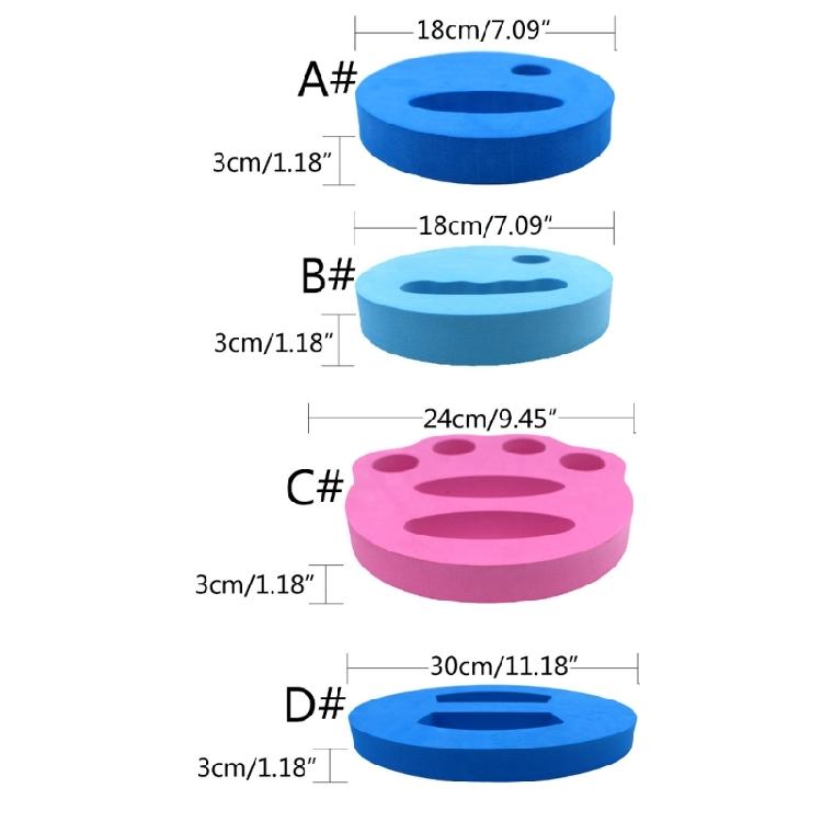 Доска для плавания с ручками Плавучая доска Помощь для тренировок в бассейне Поплавок Простая в использовании