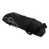 Bicycle Saddle Bag Waterproof Adjustable and Reflective Bike Large Capacity Tail BagBlack