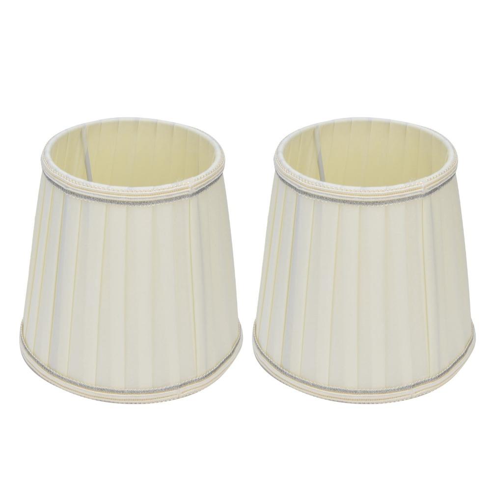 2PCS 5.5 inch Height Lampshade Fabric Chandelier Lamp Shades Modern Wall Lamp Shade Floor Lamp