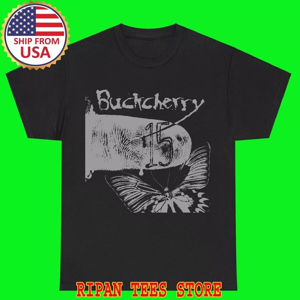 Футболка с логотипом группы Buckcherry Хлопок Взрослая Футболка Унисекс Унисекс Футболка