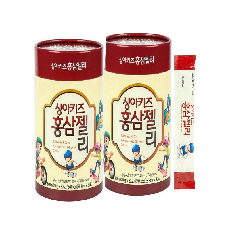 Sang-A Pharmaceutical Sang-A Kids Желе с красным женьшенем 30 пакетиков, 600 г, 2 шт.