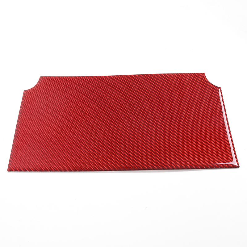 Для Subaru Forester 2013-18 мягкое углеродное волокно, центральная консоль, панель бака для хранения, противоскользящая крышка, накладка, наклейка на автомобиль