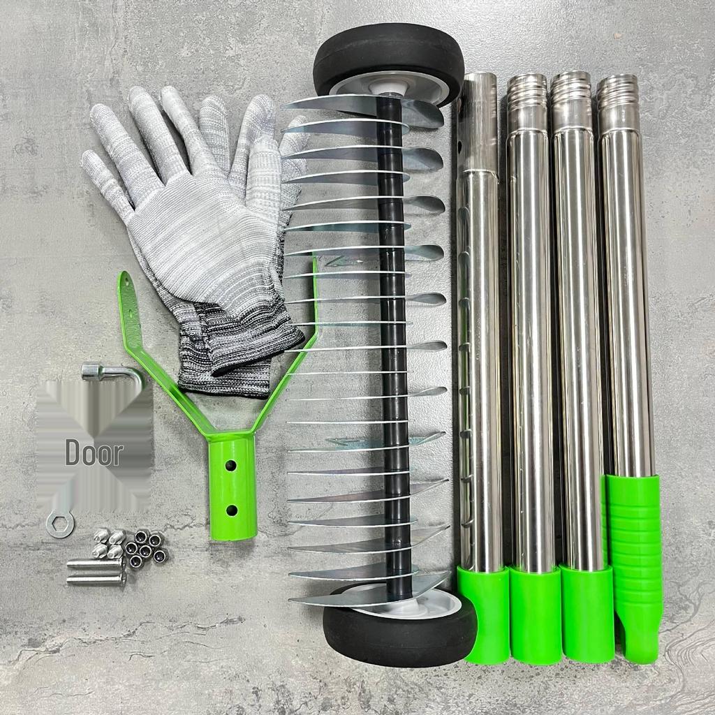 Popular Wheeled Garden Scarifier and Leaf Rake