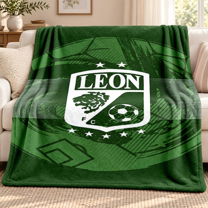 Club Leon blanket Flannel Blanket Soft Cozy Plush Throw for Sofa Bed Lightweight Home Decoration Outdoor camping
