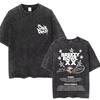 Washed Chris Brown Music Album Cover Print Tshirt Breezy Bowl XX Tour  Merch T Shirts Men Women Hip Hop High Quality Tshirt