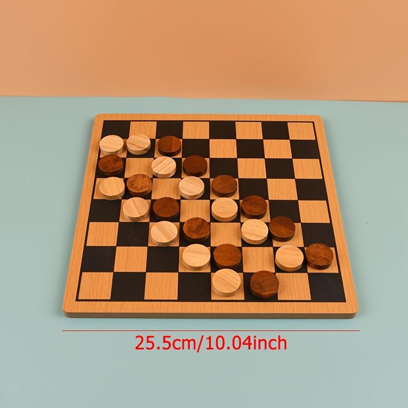 WTEMPO Международная шахматная настольная игра, 1 шт., шахматные фигуры с прыжками, домашняя шахматная доска, шашки, черно-белые наборы шахмат для игры в монополию Go Gobang