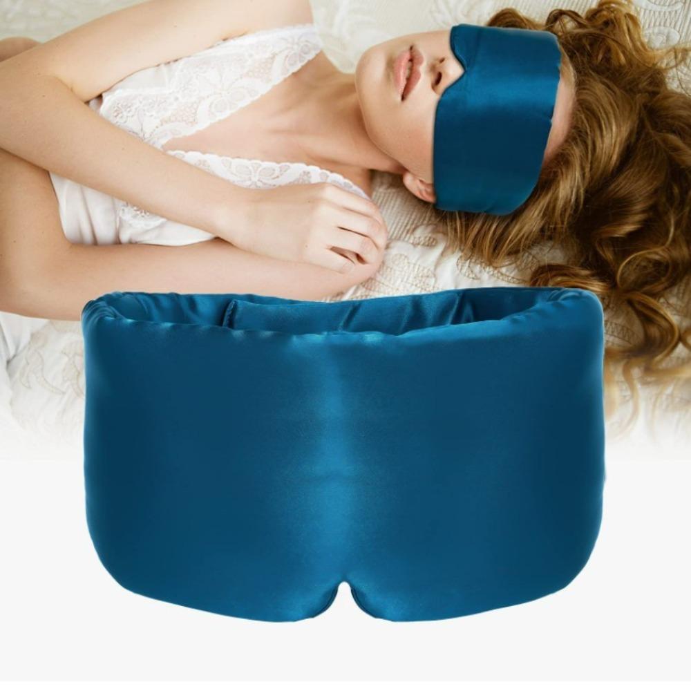 Soft Blocking Light Eyemask Silk Eyeshade Patch New Sleeping Mask Eyepatch for Travel & Nap