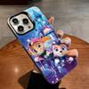 Мультяшные Лапки Щенячий Патруль Чехол для Телефона Для Для iPhone 16 Pro Max 15 Pro 14 Plus 12 13 X XS Max XR 11 Pro Цветной Серебристый Чехол