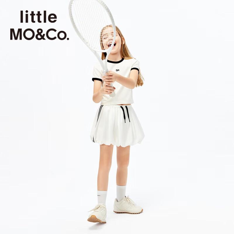 little MO&Co. Bacteriostatic Girls' Slim-Fit Short Sleeve T-Shirt