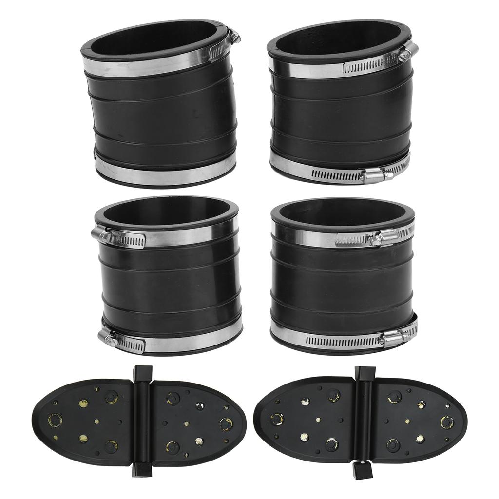 Комплект шлангов-гофр выхлопной системы Y-образный с заслонкой водяной заслонки нижняя верхняя 32‑14358T Замена для двигателей Mercruiser V6 V8