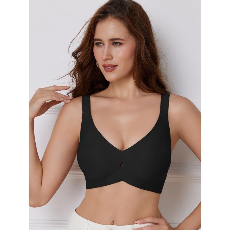 Бесшовный повседневный бюстгальтер без косточек с гелевыми чашками