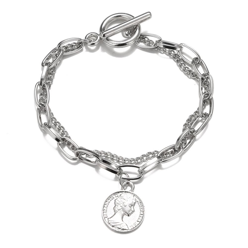 Модный набор браслетов с черно-бирюзовым узором: Европейско-американский стиль, ручная работа, 4 предмета