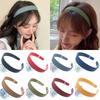 Hairband New Women Headwear Hair Accessories Candy Color Headress Wide Headband Charming Fashion Girl Korean Hair Hoop Ladies Hair Band  Unique