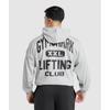 Gymshark Xxl Graphic Hoodie Light Grey Core Marl A7a1g Gbcn