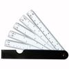 Multifunctional Foldable Rulers 5 Blades Scale Ruler Fan Shape Scale Ruler  School Supplies
