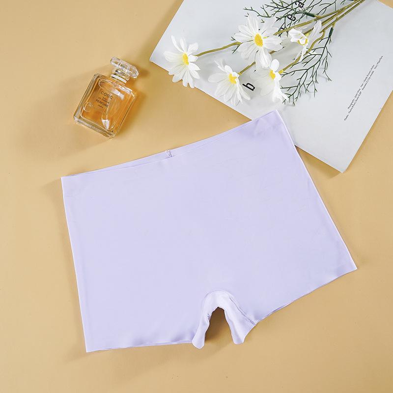 Женские бесшовные боксерские шорты Ice Silk - анти-облучение, летние леггинсы со средней талией