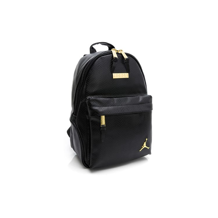 Jordan Leather Backpack Unisex Black/Gold DO9259-011