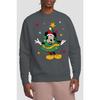 Disney Unisex Adult Mickey Mouse Christmas Tree Sweatshirt