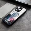 Чехол для телефона A-Alan W-Wake 2 для IPhone 17 Air 16 E Pro Max 15 14 13 Mini 12 Pro 11 Max Plus Черная стеклянная крышка