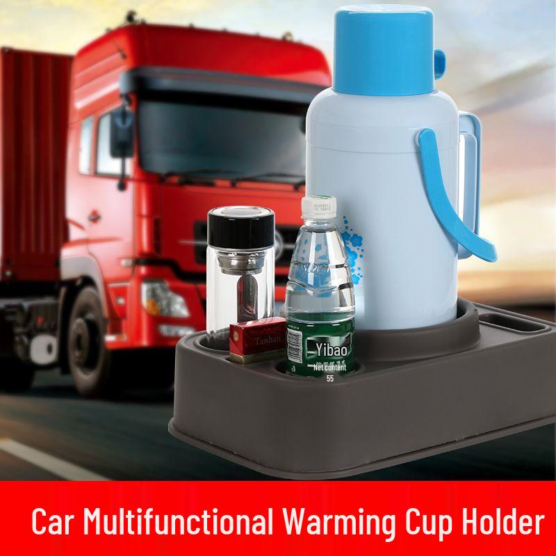 Car Mounted Anti-Tip Thermos Holder and Warmer for Trunk