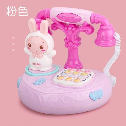 Baby And Children'S Toy Simulation Telephone Landline Boy Music Intelligence Early Education 0-1 Years Old 6 To 12