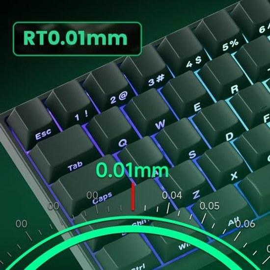 MonsGeek FUN60 Pro SP Проводная модель Датчик HE 0,01 мм Совместимость с Rapid Trigger Магнитный переключатель Akko Glare Английская раскладка Без цифрового блока Боковая печать 8K Swap