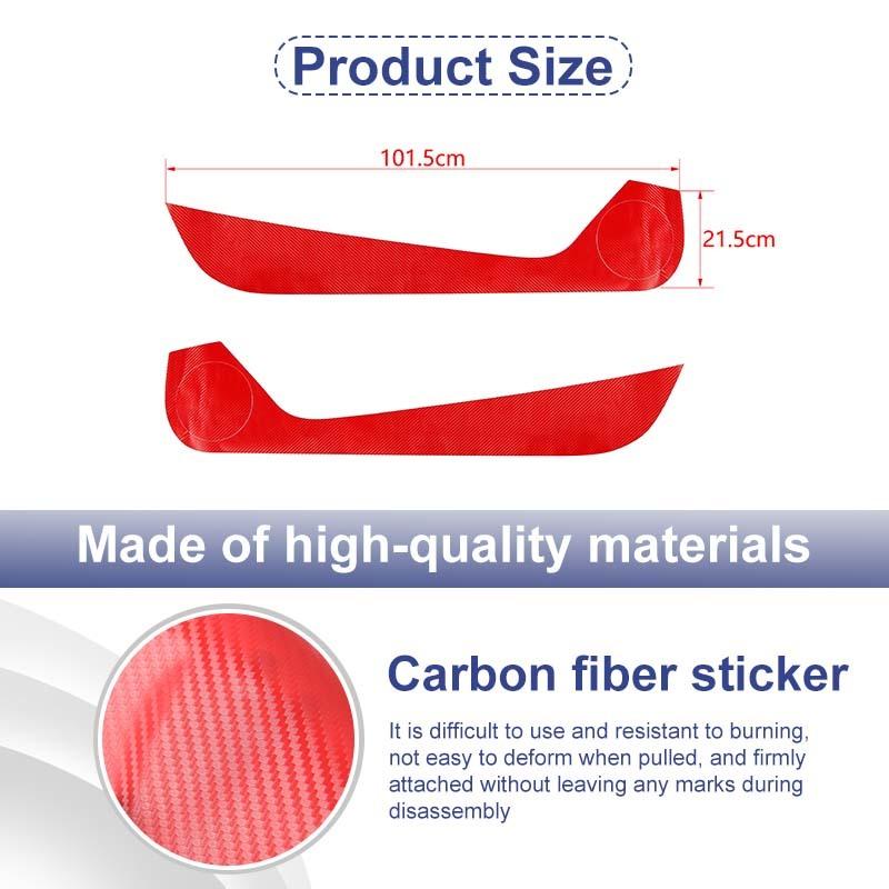 Наклейки на дверь автомобиля с защитой от ударов, подходят для Ford Mustang 2015, аксессуары для интерьера