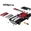 Technical Machinery Group Super Sports Car Camaroed Z28 American Muscle Car Assembly Building Block Model Boy Toy Gift