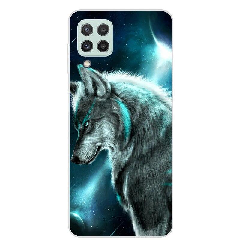 Чехол для Samsung Galaxy M22 M32 4G, задняя крышка для телефона Samsung M22, мягкий чехол для Samsung M32 4G M 22 32, черный чехол из ТПУ 6,4 дюйма