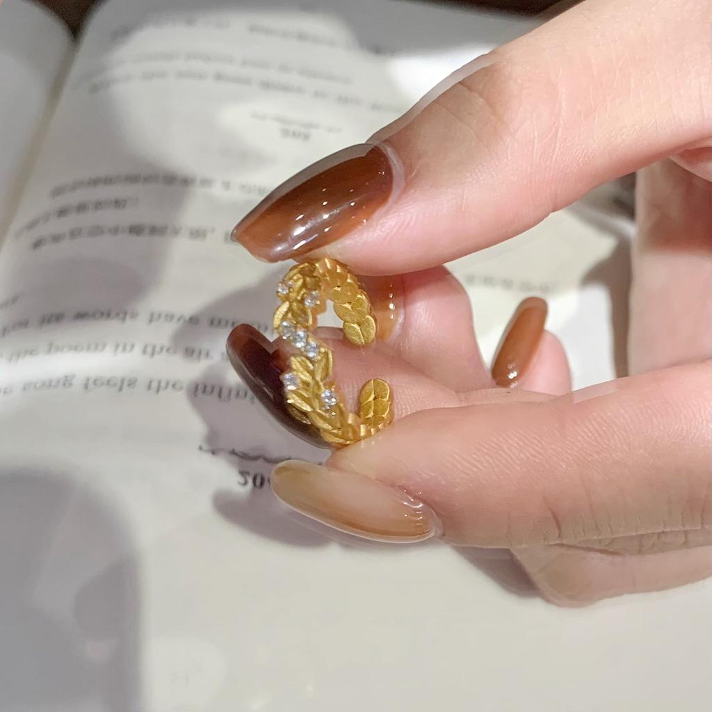 Винтажное матовое кольцо класса люкс рубиново-пурпурного цвета с бриллиантами и эмалью, кольцо на указательный палец, для ношения в несколько рядов, ветер, премиальные универсальные аксессуары