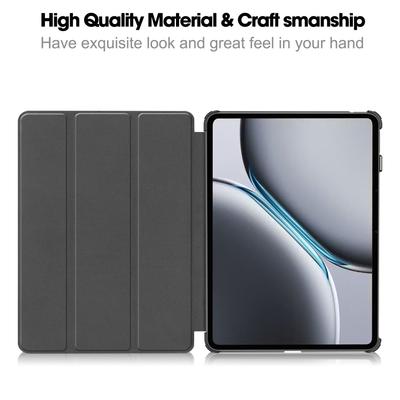 Чехол-подставка с узором из кожи для планшета OnePlus Pad 2