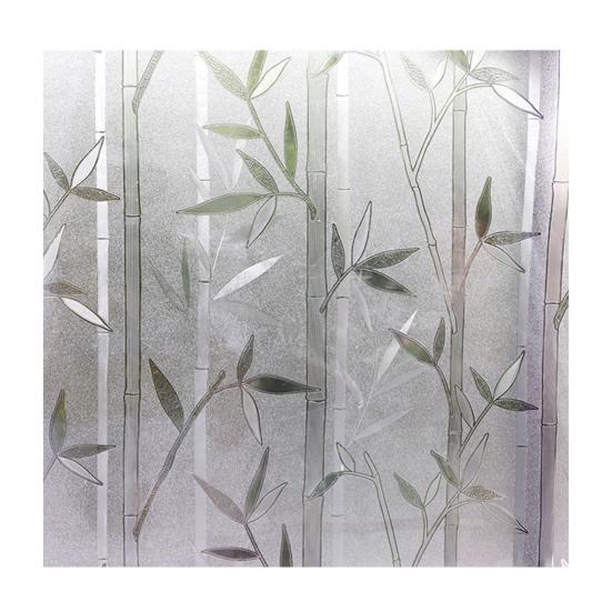 Window Stickers 3D Self Adhesive PVC Decorative DIY Glass Film for Bathroom