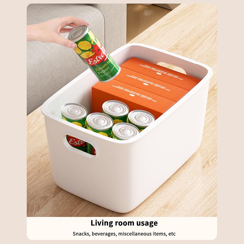 Настольный ящик для хранения, общежитие, мелочи, пластиковый ящик для хранения косметики, ванная комната, кухня, корзина для сортировки и хранения, контейнеры