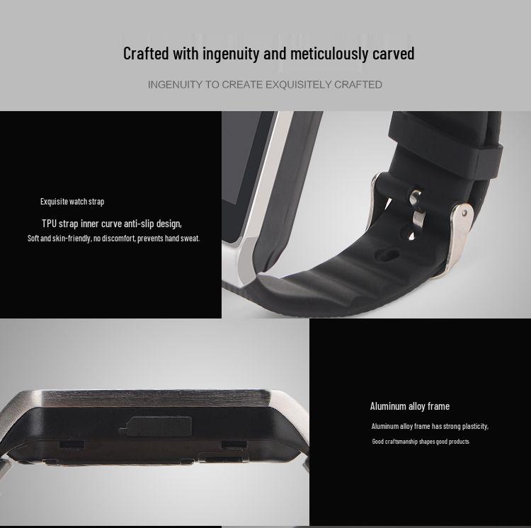 Умные часы DZ09 с Bluetooth, сенсорным экраном и слотом для карты