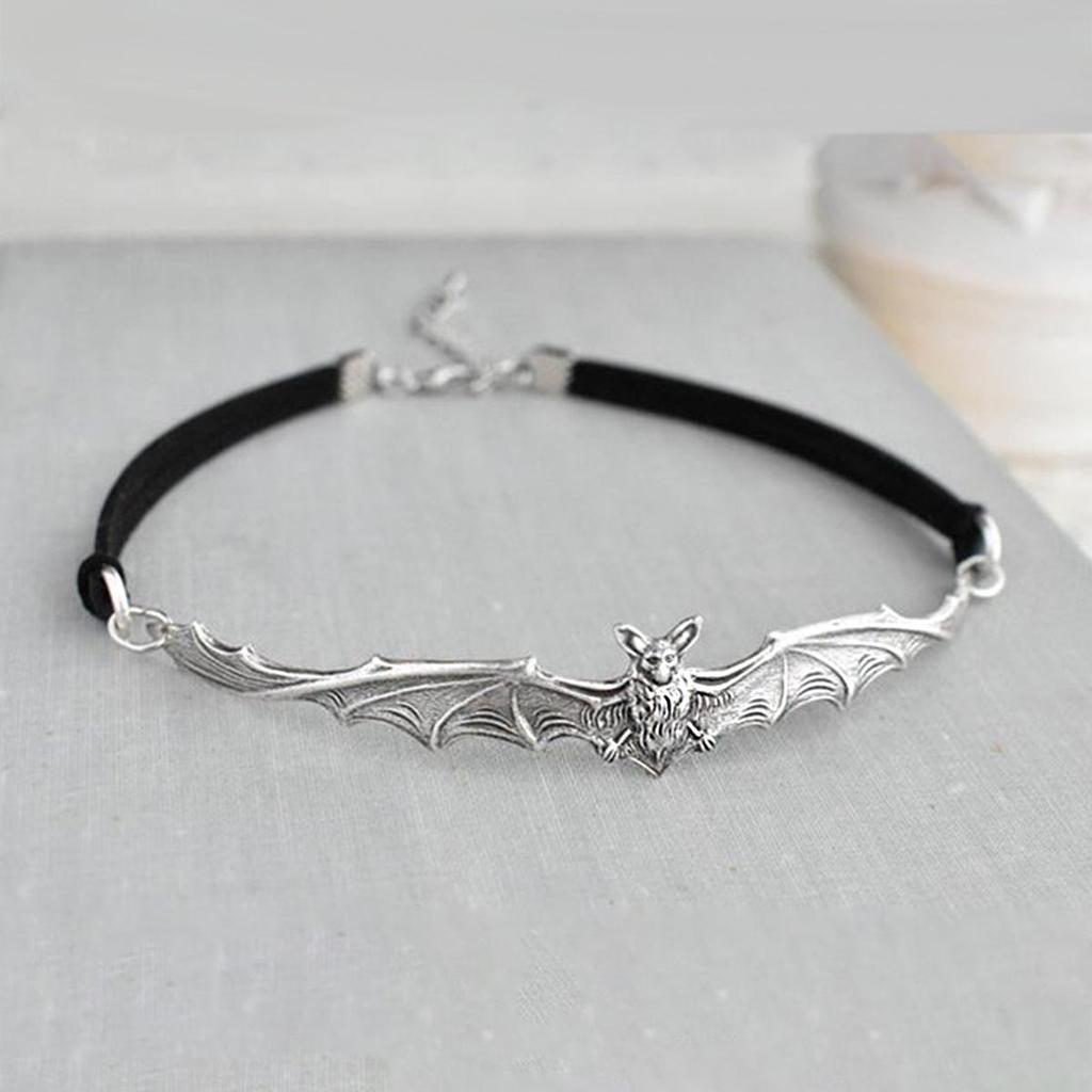 Европейское и американское модное ожерелье с подвеской в виде летучей мыши на Хэллоуин для женщин