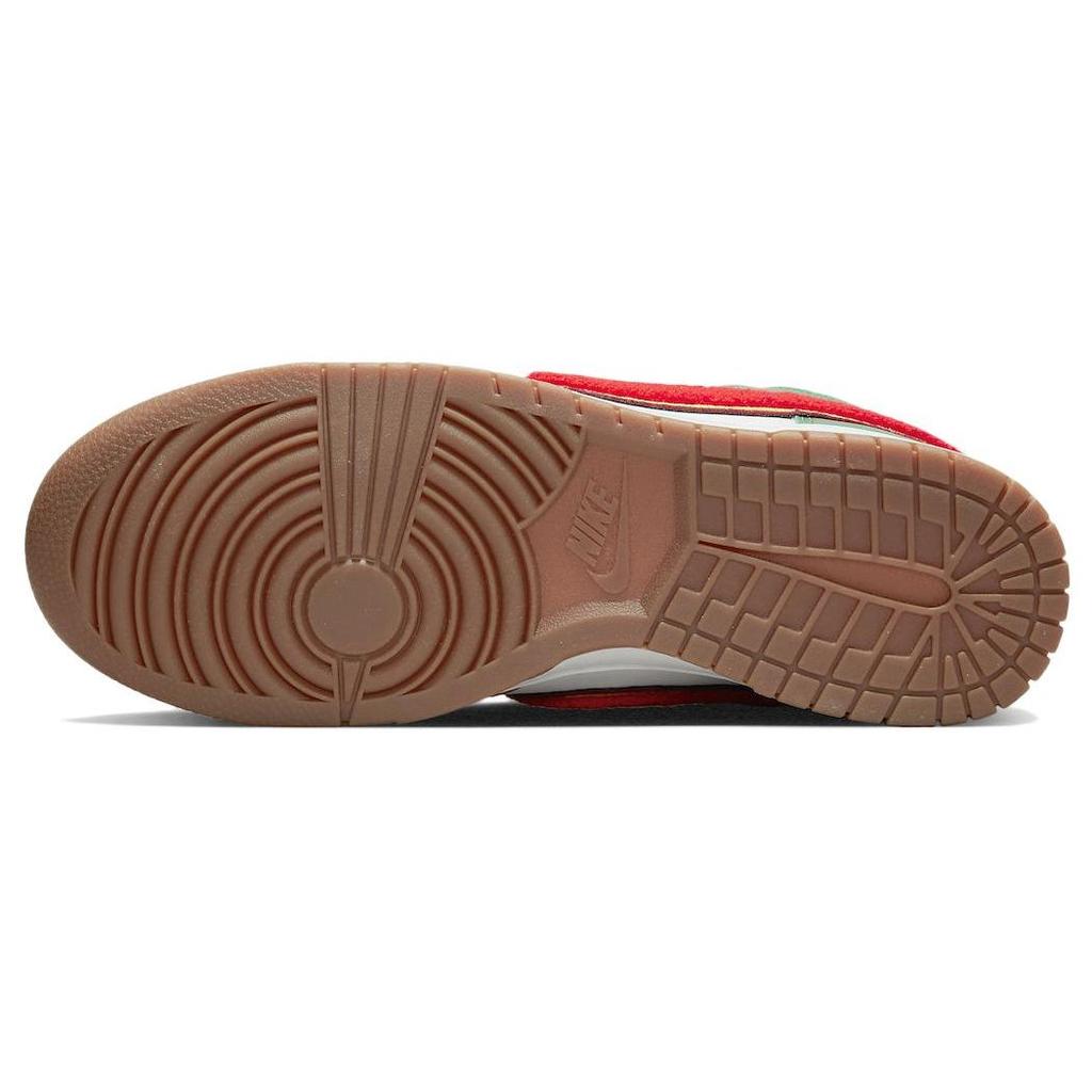 Nike Мужские кроссовки Dunk High Chenille Swoosh красно-белые Team-Red DR8805-100