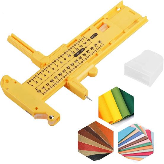 Бумагорез Круговой, Инструмент Роторный Циркуль Включает Шкалу в См Защитный Чехол Опора Лезвия Отлично Подходит для Скрапбукинга Обрезки Фото для Картона Резины и